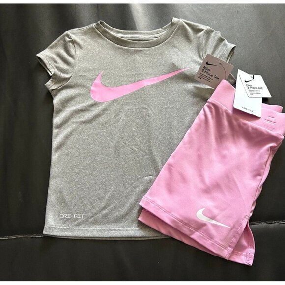 NWT Nike Athletic Skort Set Girls Size 6 - Picture 1 of 4